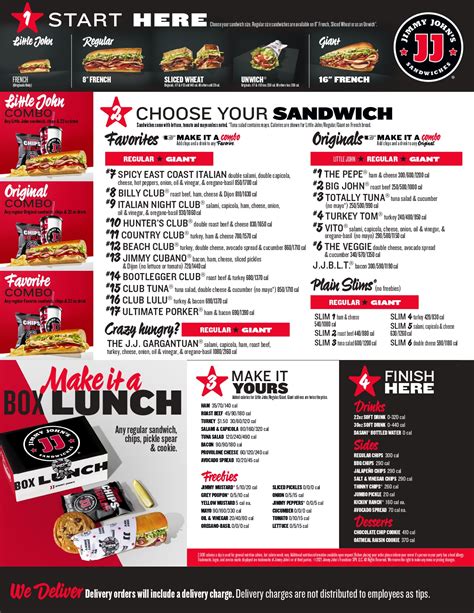 jimmy john's menu|jimmy john's current menu.